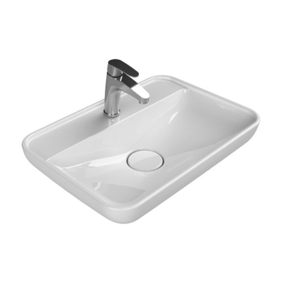 Turkuaz Seramik Turkuaz Lal 60 Cm Tezgah Üstü Lavabo