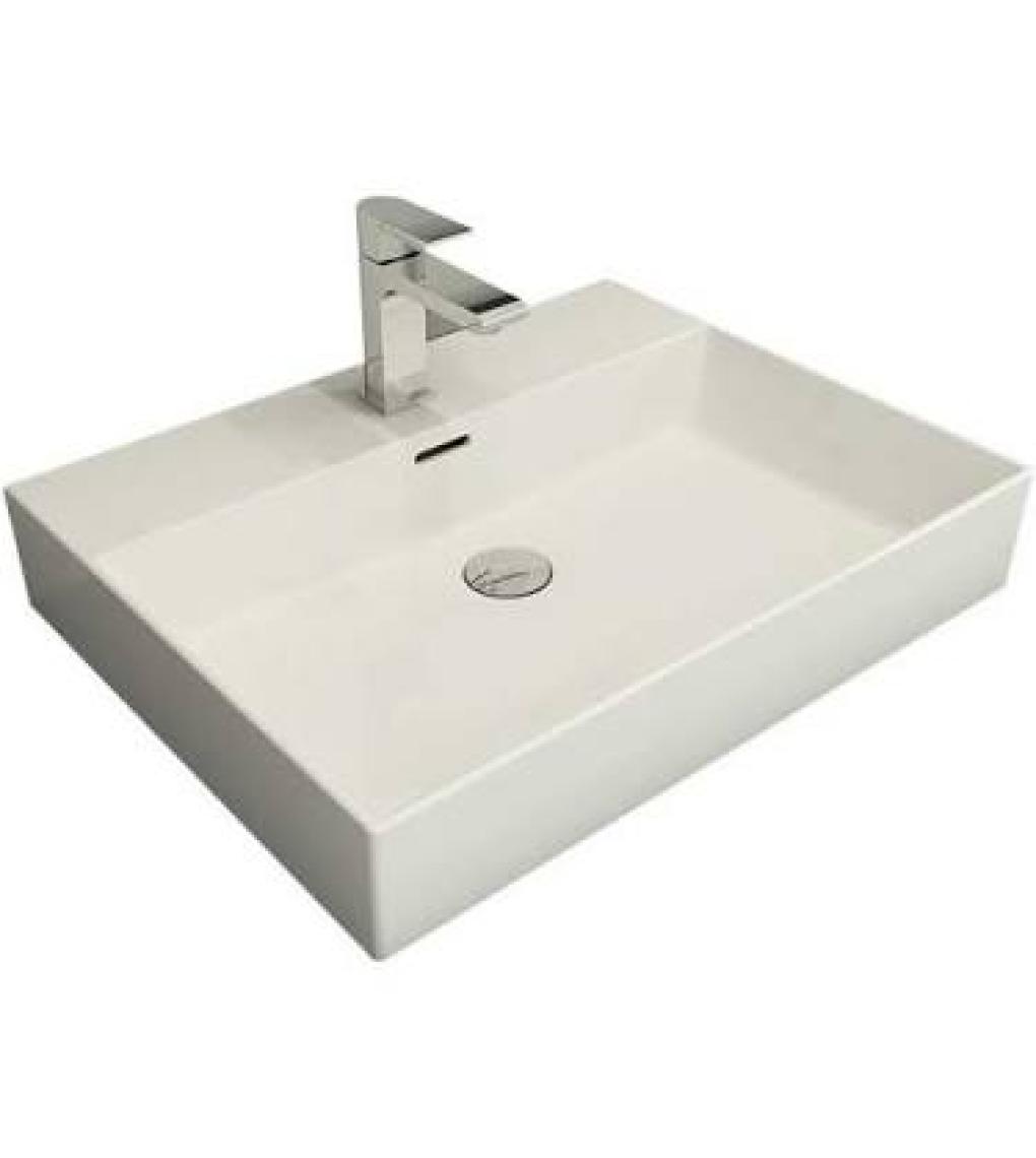 Bocchi Milano 60 cm Lavabo 1376-001-0126 Parlak Beyaz