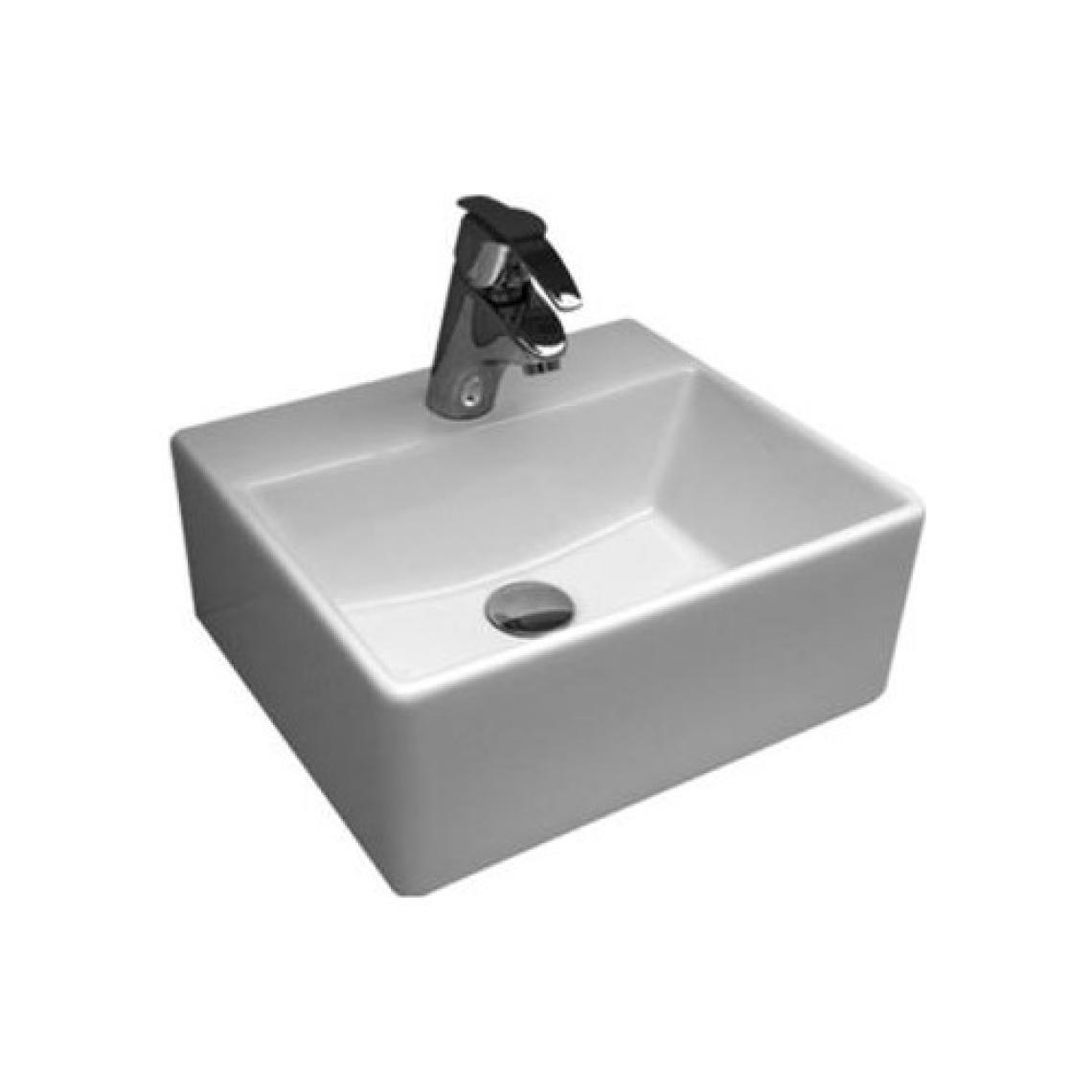E.C.A Serel Tezgah Üstü Dikdörtgen Lavabo 35X40 cm 2041TXS110H