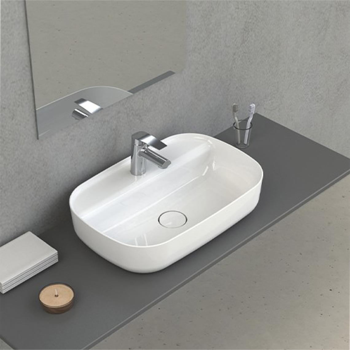 Turkuaz Seramik Cerastyle Aqua Tezgah Üstü Lavabo 60 cm 077100U