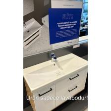 Turkuaz Seramik Elite Etajerli Lavabo 80  x  45 cm