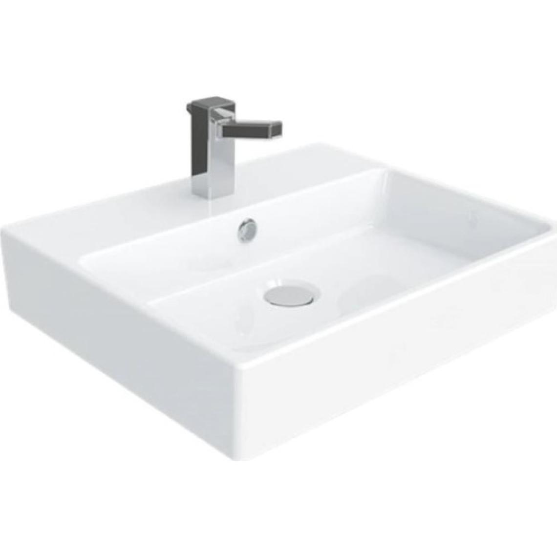 Creavit NX242 Next Setüstü Düz Kare Lavabo 40 x 50 cm