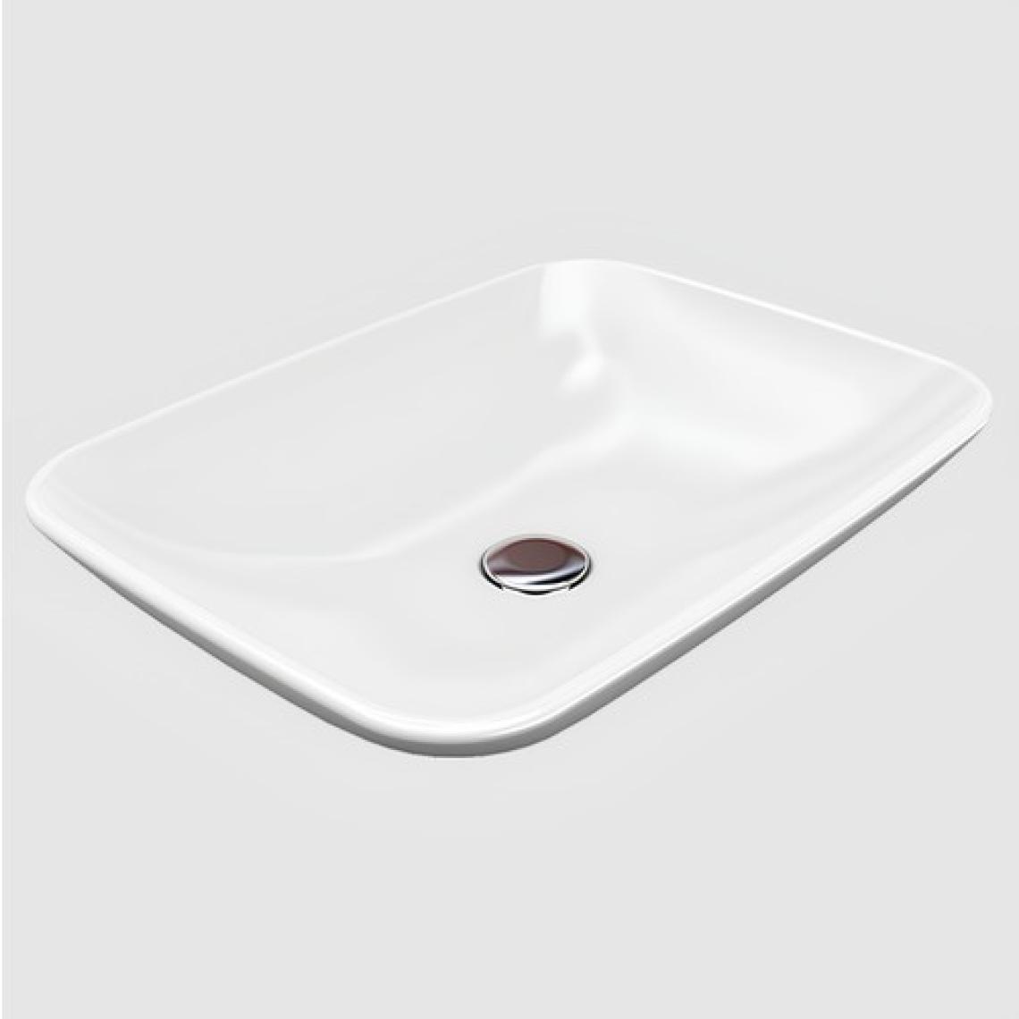 Bien Harmony 54 cm Gövde Üstü Lavabo Batarya Deliksiz Taşma Kanalsız