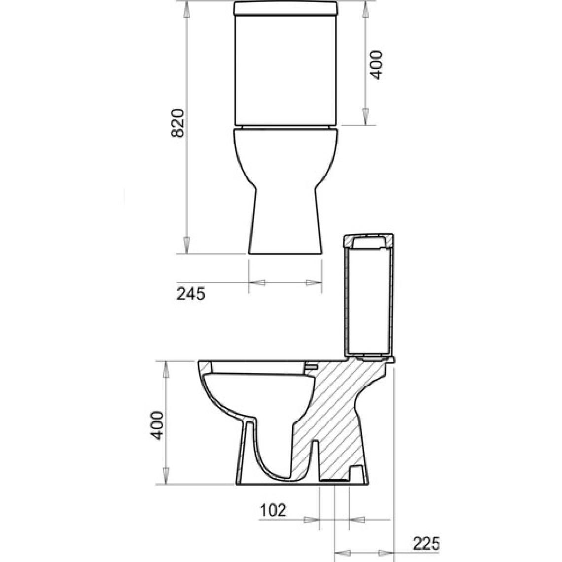 Turavit Alize Alttan Çıkışlı Klozet+ Rezervuar +Iç Takım+ Yavaş Kapanır Kapak(Herşey Dahil)