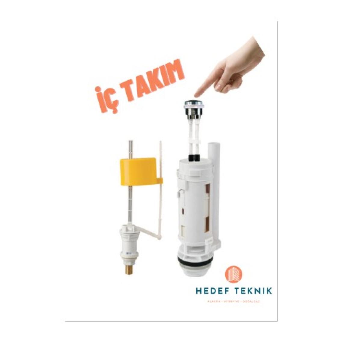 Turavit Alize Alttan Çıkışlı Klozet+ Rezervuar +Iç Takım+ Yavaş Kapanır Kapak(Herşey Dahil)