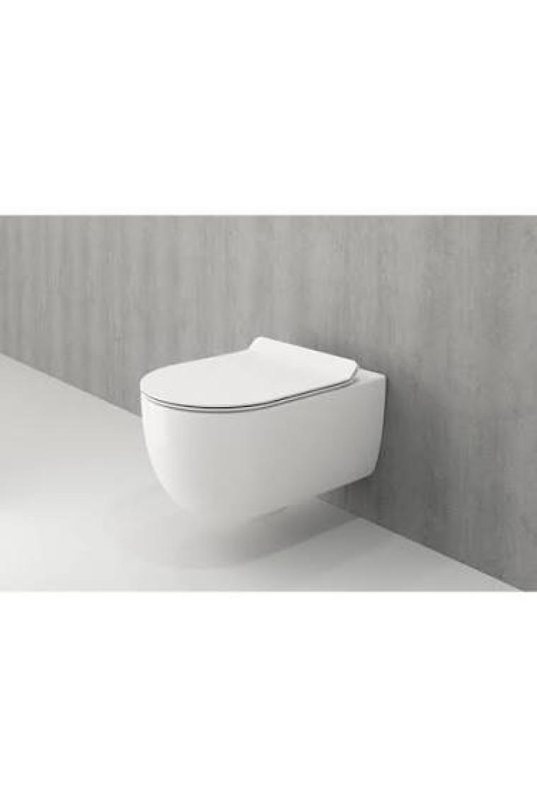 Bocchi V-Tondo Rimless Asma Klozet - Parlak Beyaz 1416-001-0128
