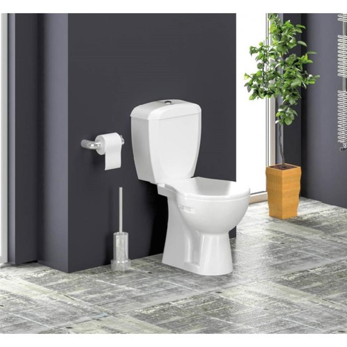 Turavit Polo Kanallı Alttan Çıkışlı Klozet + Rezervuar + Nova Ses Yok Kapak + İç Takım
