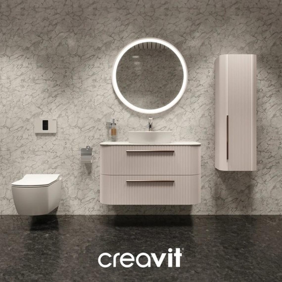 Creavit Elegant Kanalsız Asma Klozet, Creavit Yavaş Kapanan Kapak