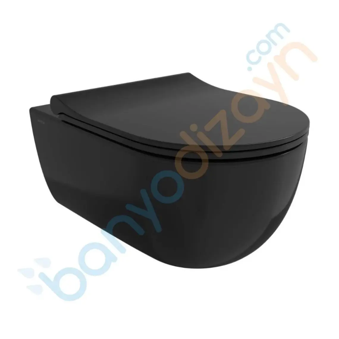 Bocchi V-Tondo Rimless Asma Klozet Parlak Beyaz 1416-001-0128 Kapak Dahil