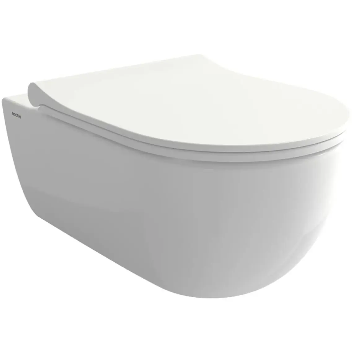 Bocchi V-Tondo Rimless Asma Klozet Parlak Beyaz 1416-001-0128 Kapak Dahil