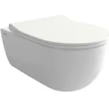 Bocchi V-Tondo Rimless Asma Klozet Parlak Beyaz 1416-001-0128 Kapak Dahil