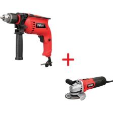 Attlas Eco 2'li Set Darbeli Matkap + Avuç Taşlama
