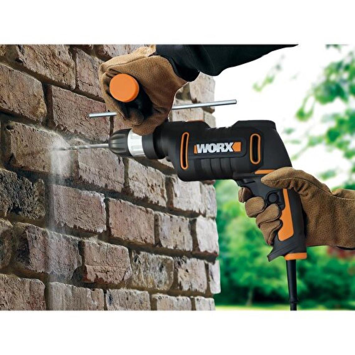 Worx WX317.2 600 Watt 13 mm Darbeli Matkap