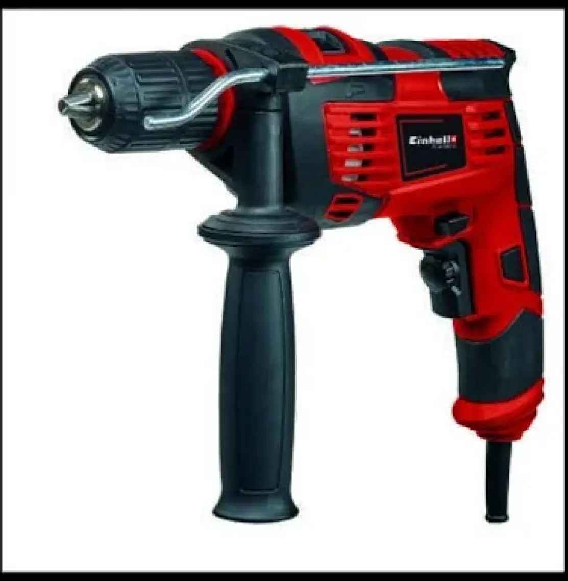 Einhell Darbeli Matkap TC-ID 720/1 E Kit (delme/darbeli delme, 13 mm mandren, devir elektroniği, beton için 5 parçalı uç seti + E-Box Basic) - 4259846