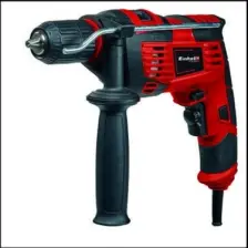Einhell Darbeli Matkap TC-ID 720/1 E Kit (delme/darbeli delme, 13 mm mandren, devir elektroniği, beton için 5 parçalı uç seti + E-Box Basic) - 4259846