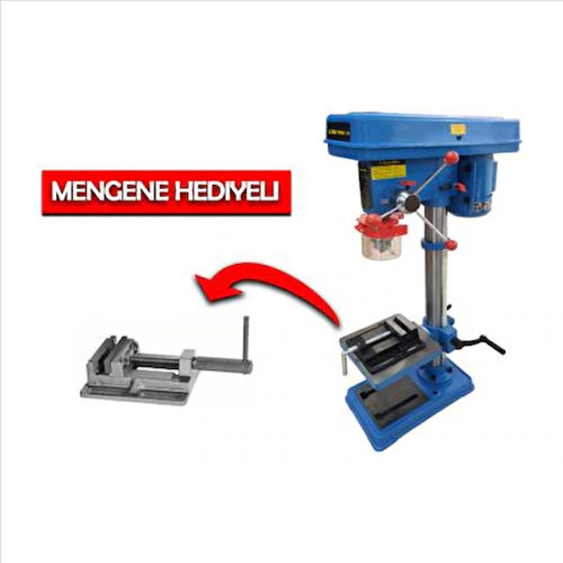 Italy İtaly Style 16 Mm Sütunlu Matkap Tezgahı Mengene  750W
