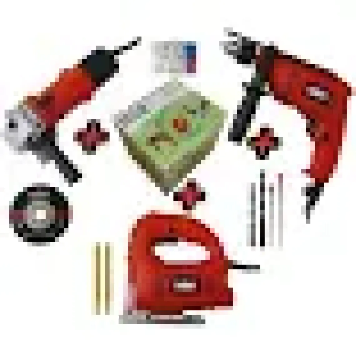 Attlas Eco 3'lü Set (Taşlama, Matkap, Dekupaj)