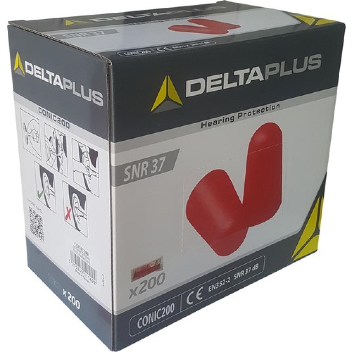 Delta Plus CONIC200 Ipsiz Kulak Tıkacı 25 Çift