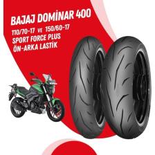 Mitas Bajaj Dominar 400 Mitas Sport Force + Lastik Takımı