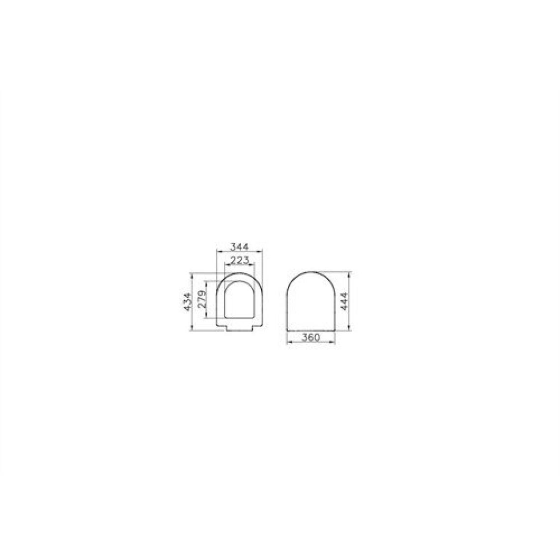 VitrA S50 72-003-309 Klozet Kapağı Yavaş Kapanır
