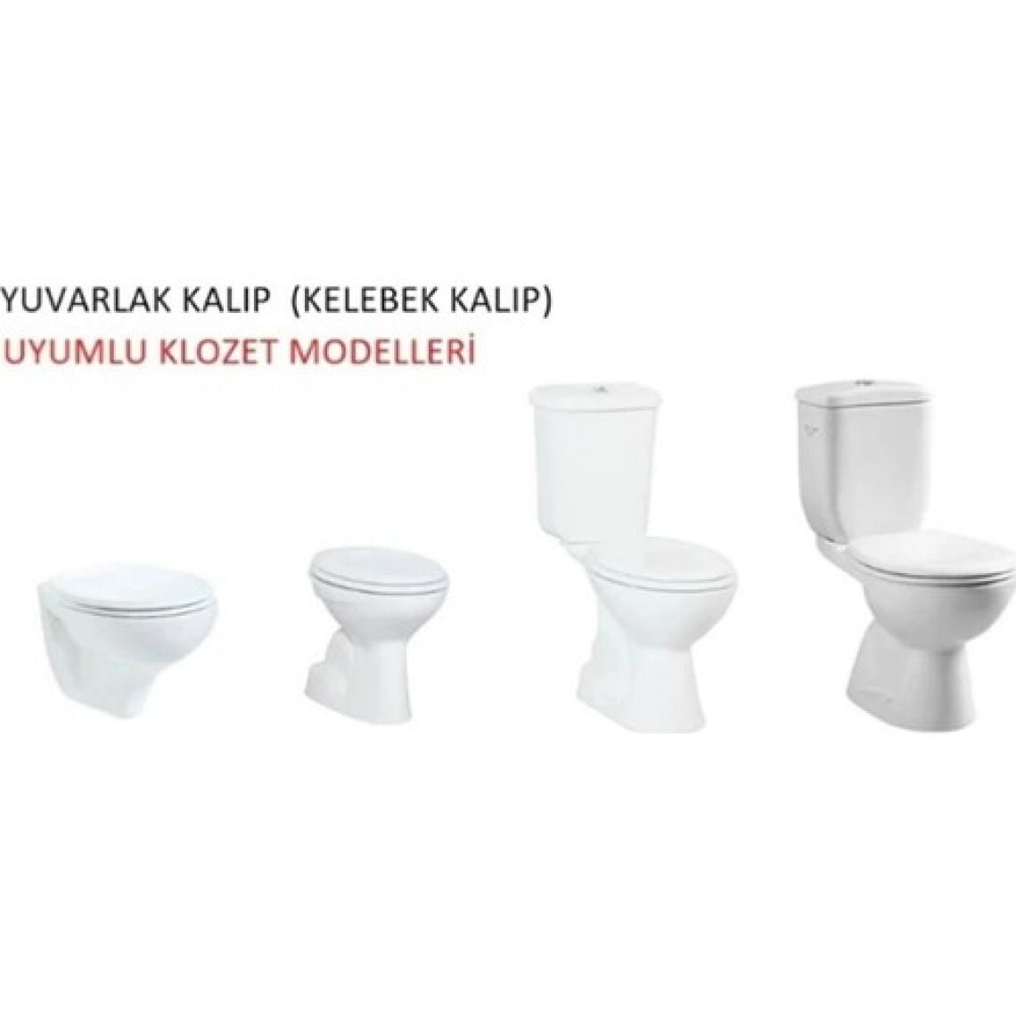 Nkp Slim Smart Thermoplast Yavaş Kapanan Klozet Kapağı NKP0302