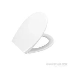 VitrA 84-003-009 Universal Sesyok Klozet Kapağı, Yavaş Kapanır, Beyaz