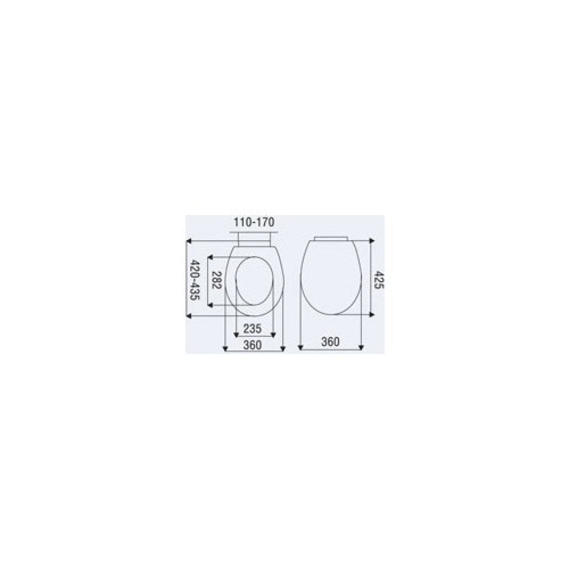 NKP Smart Soft Close Yavaş Kapanan Amortisörlü Klozet Kapağı - 303