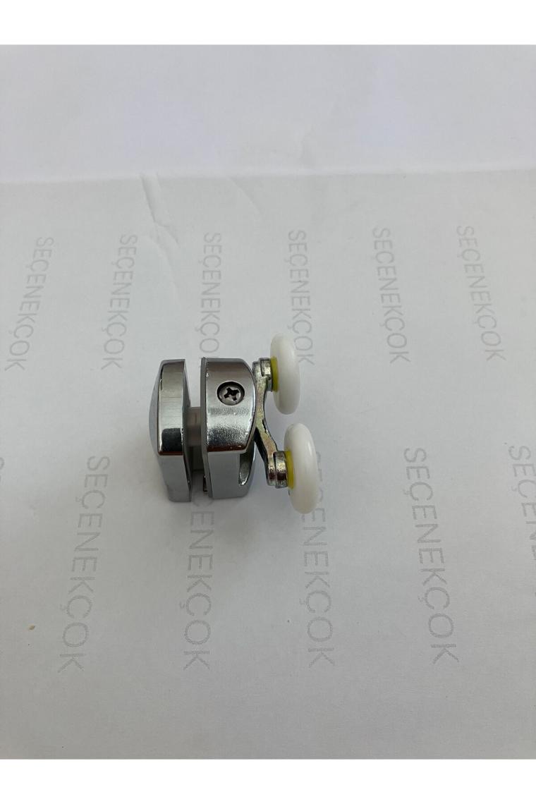 Seçenek Çok Rulmanlı Cam Duşakabin Tekerleği Metal Kırılmaz Gövde Krom 8'li Tam Set