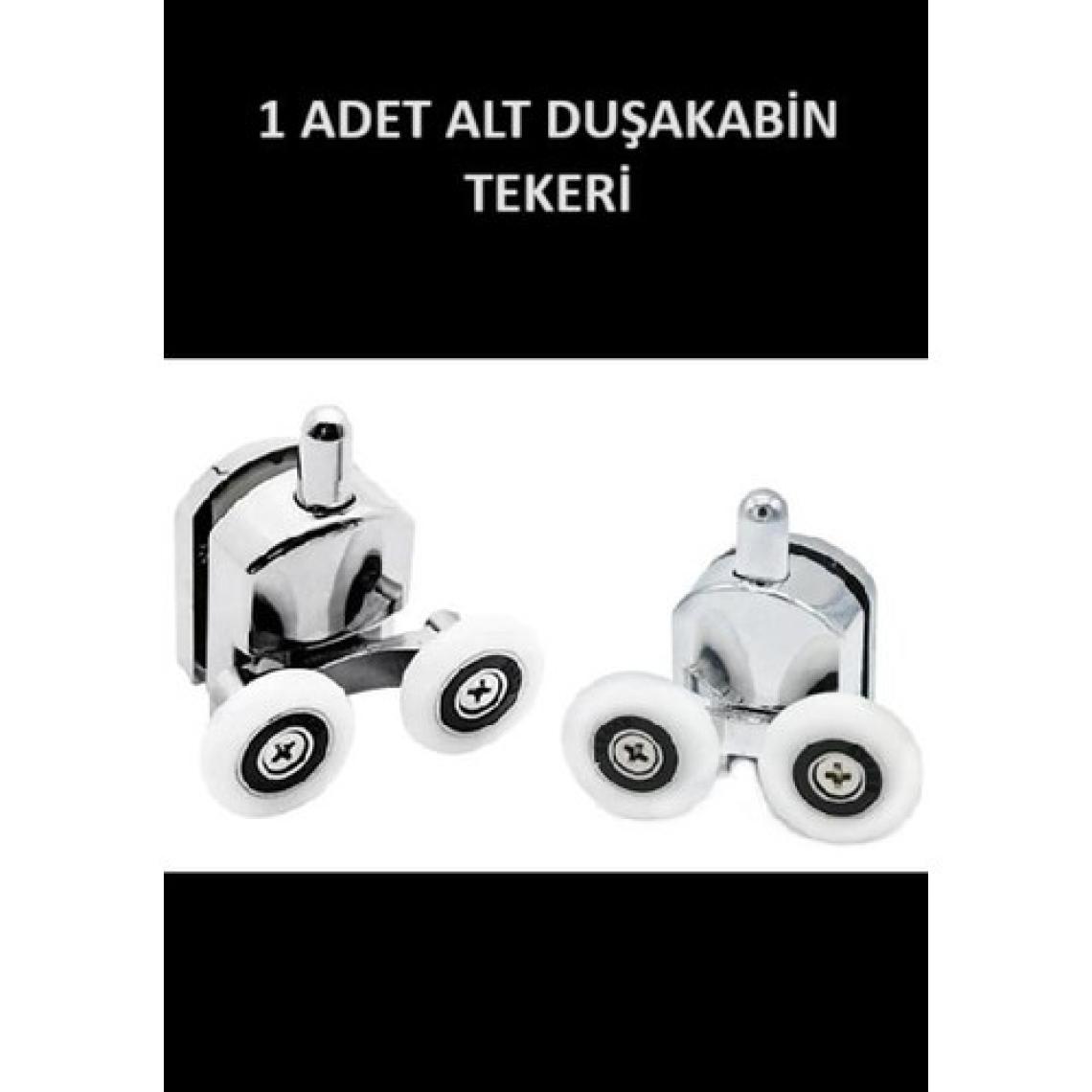 Optana Tekerlek Duşakabin Tekerleği Alt Cam Rulman Krom Teker 23 mm
