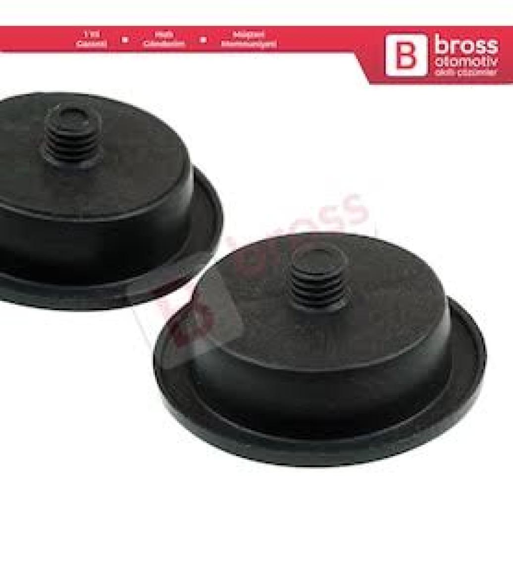 Bross Otomotiv BSP617 2 Adet Otogaz LPG Dolum Ağzı Kapağı Diş Çapı 10 mm