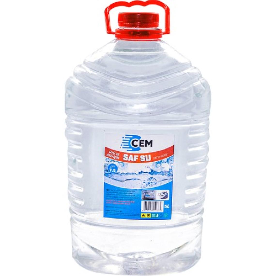 CEM CAR CARE Saf Su Ütü ve Akü Suyu 5 LT
