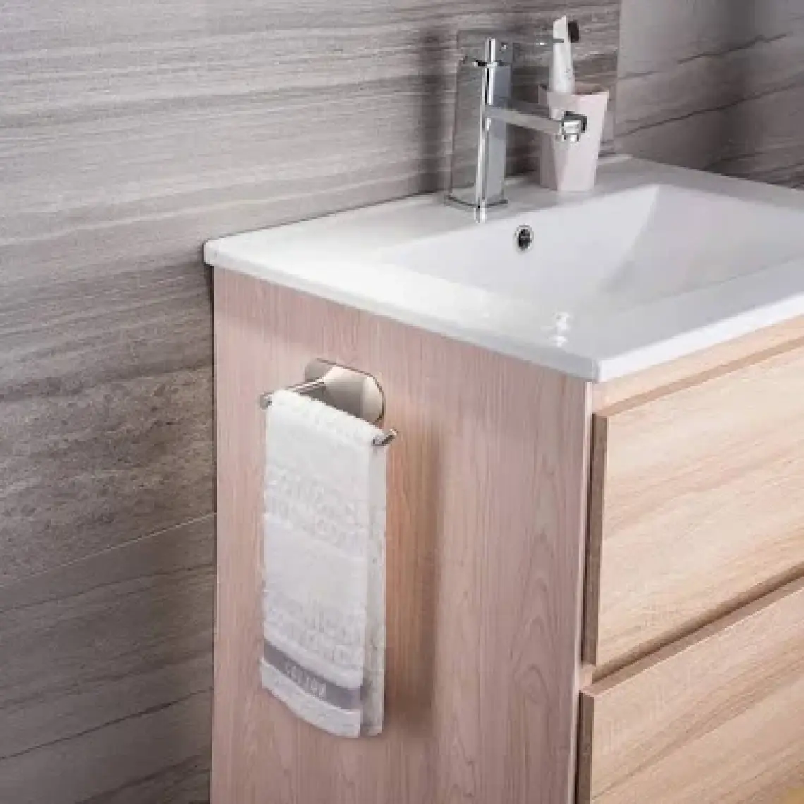 Zift Unique Yapışkanlı Sistem Paslanmaz Çelik Havlu Askılığı / Havluluk / Mutfak & Banyo Havlu Askısı