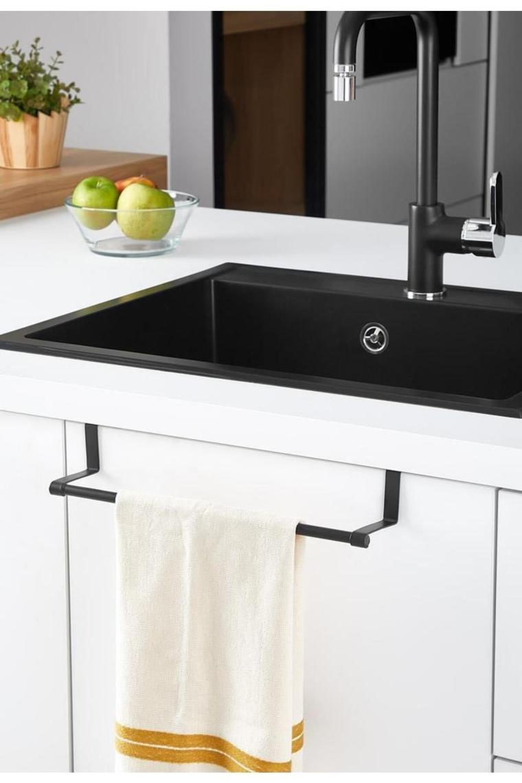 Orsa Home 958  Dolap Kapağı Havluluk Siyah
