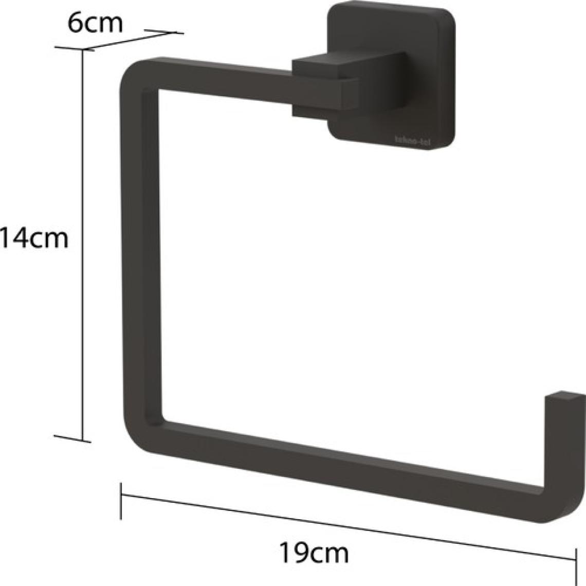 Tekno-tel ÖMÜR BOYU PASLANMAZ HAVLULUK MAT SİYAH MG335