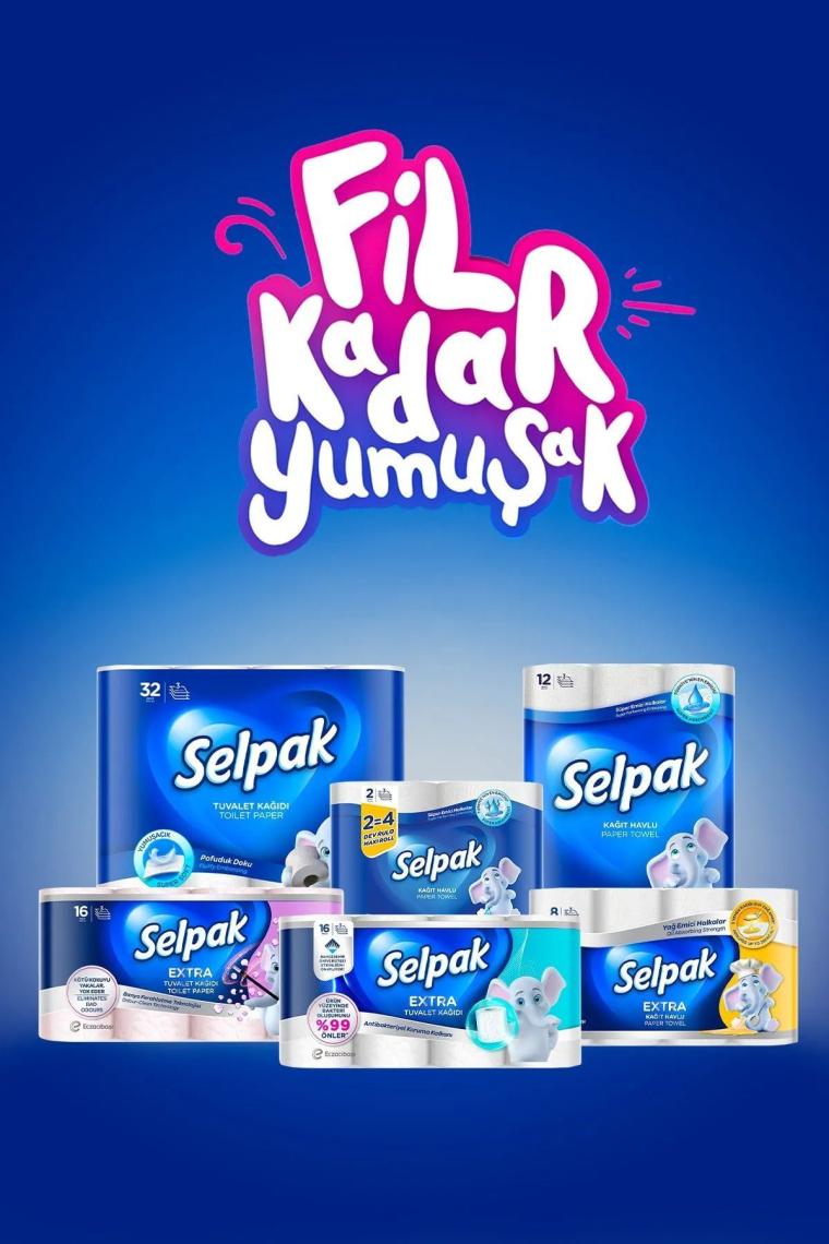 Selpak Extra Yağ Emici 24'lü Kağıt Havlu