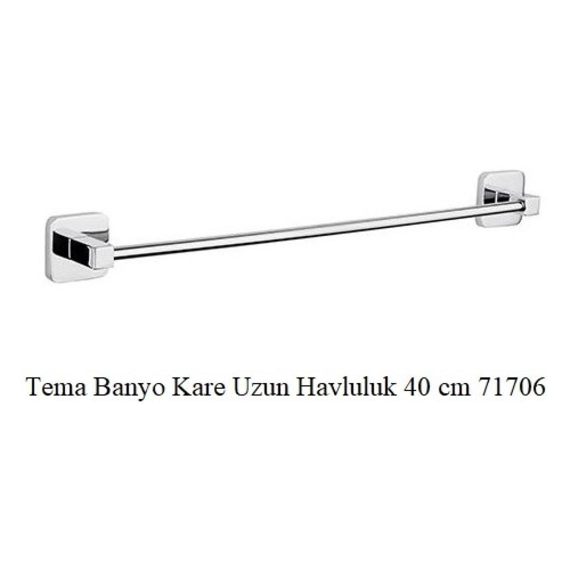 Tema Banyo Kare Uzun Havluluk 40 cm 71706