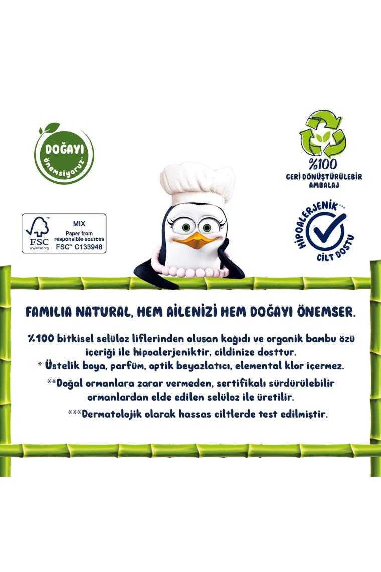 Plus Natural Penguen Gofrajlı 16'lı Havlu Kağıdı