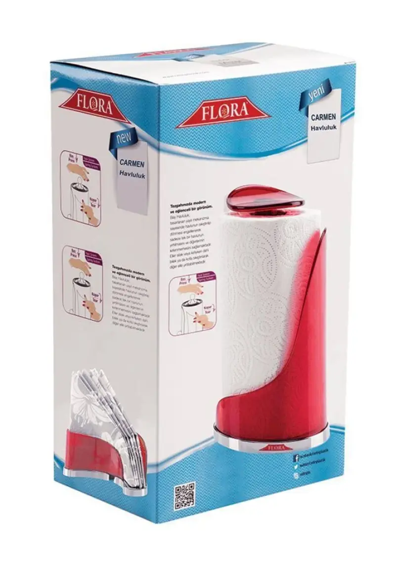 Flora F371 Carmen Havluluk ve Peçetelik Seti