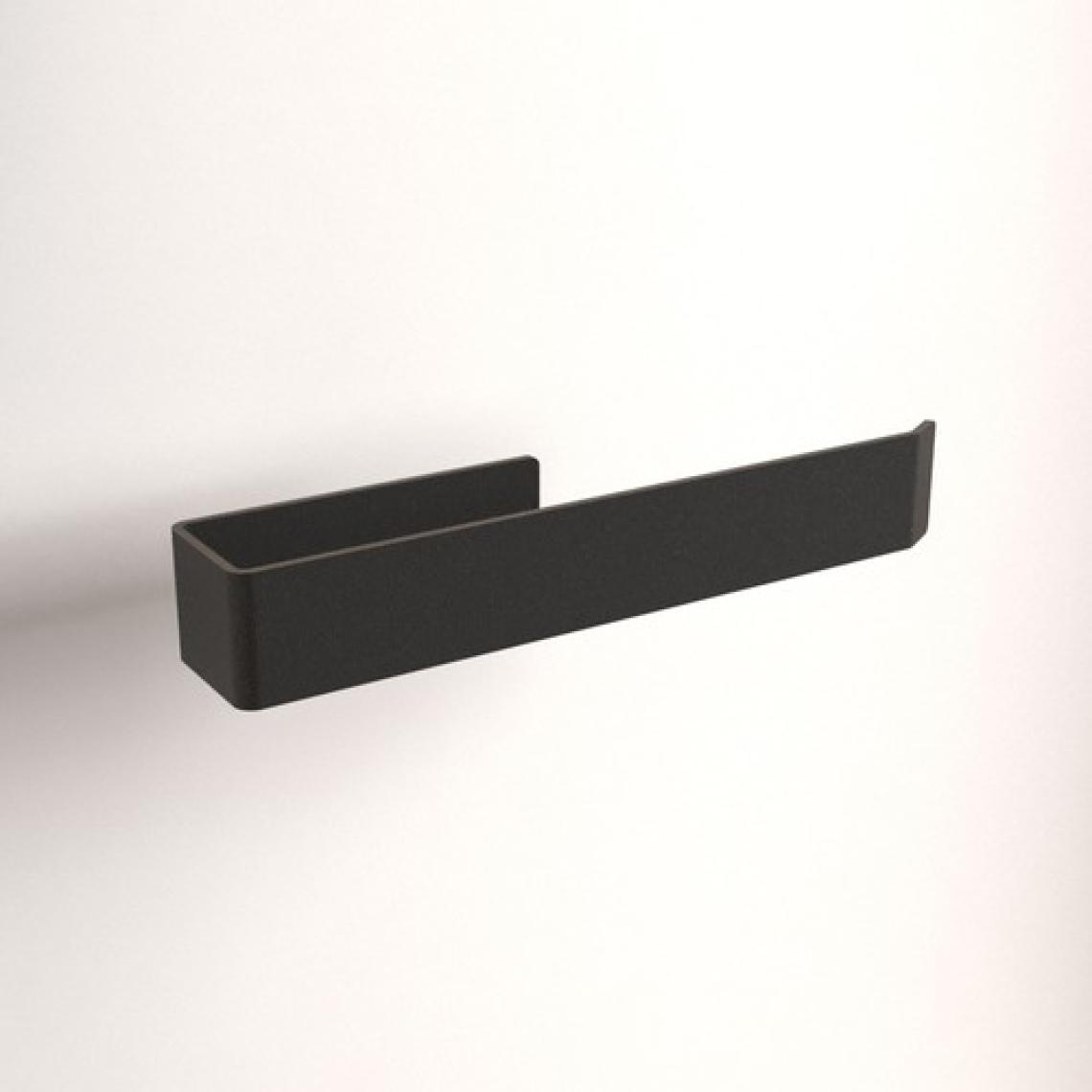 Zift Unique Paslanmaz Çelik Havluluk / Yapışkanlı Mat Siyah Havlu Askısı / Askılık / STİLO BLACK