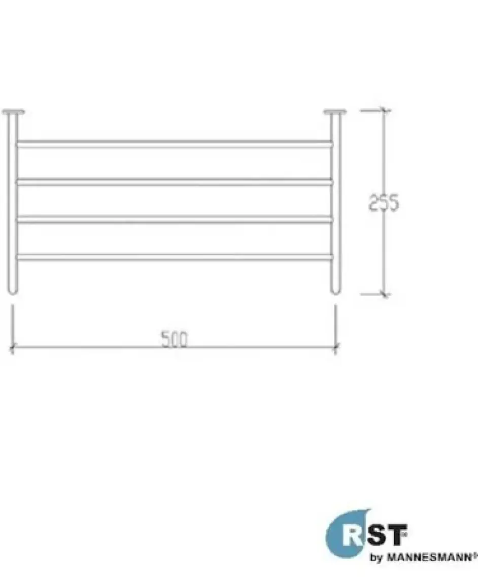 Maxiflow Maxıflow Açılı Destekli Raf Havluluk (19 x 27 x 50 cm)