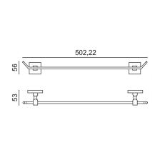 Çelik Banyo KU10-006 Kumru Uzun Havluluk