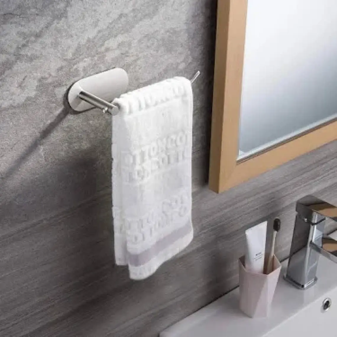 Zift Unique Yapışkanlı Sistem Paslanmaz Çelik Havlu Askılığı / Havluluk / Mutfak & Banyo Havlu Askısı