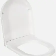 Vitra 85-003-009 Sesyok Klozet Kapağı, Yuvarlak Form, Yavaş Kapanır, Beyaz