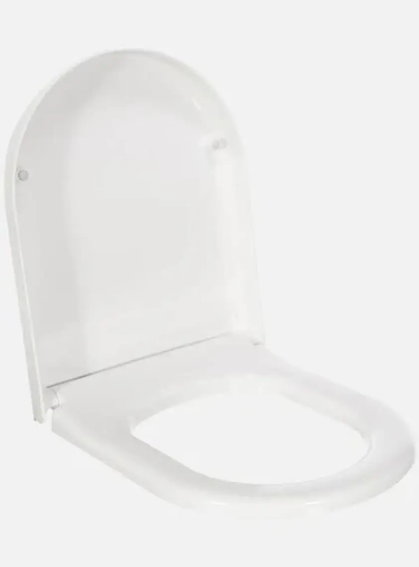 Vitra 85-003-009 Sesyok Klozet Kapağı, Yuvarlak Form, Yavaş Kapanır, Beyaz