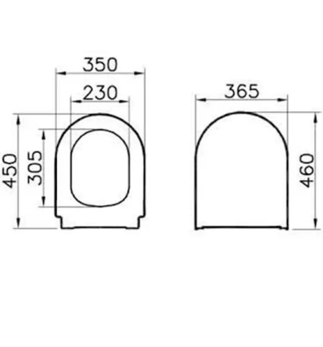 Vitra 85-003-009 Sesyok Klozet Kapağı, Yuvarlak Form, Yavaş Kapanır, Beyaz