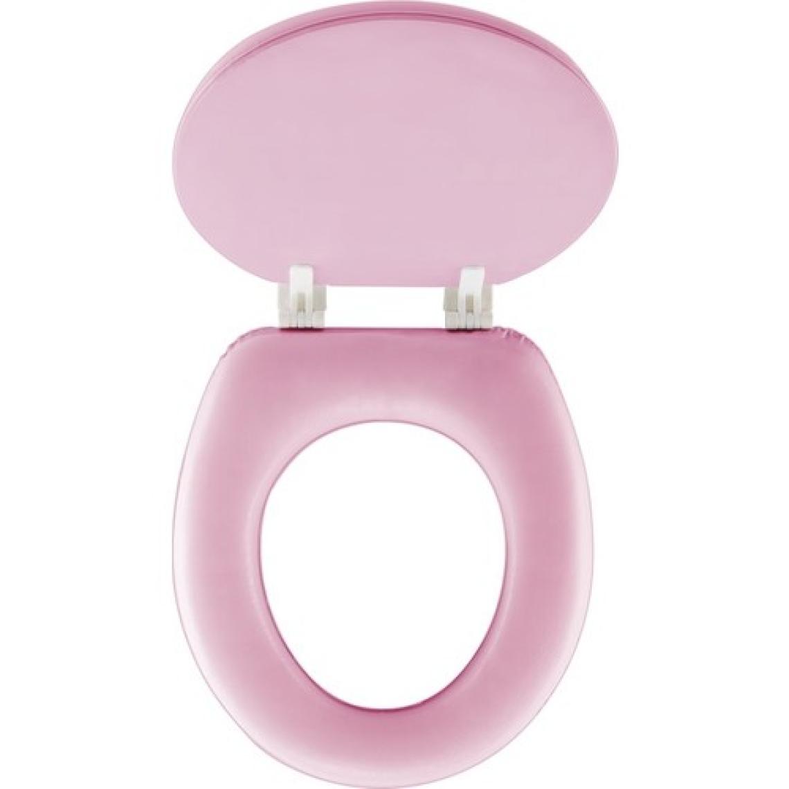 Softy Jumbo Düz Yumuşak Pembe Klozet Kapağı