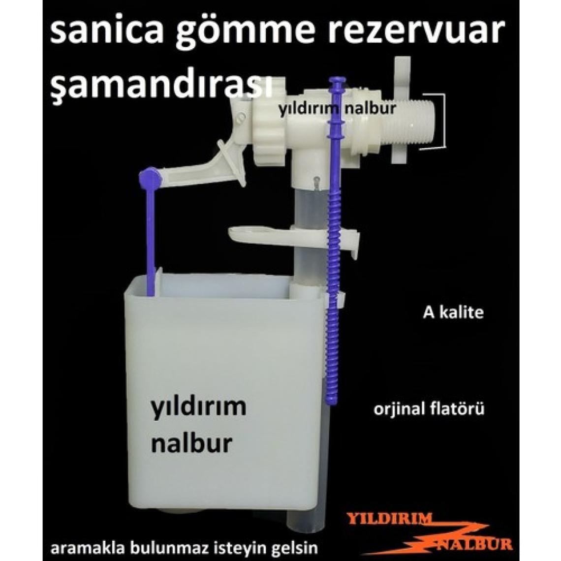 Sanica Gömme Rezervuar Şamandırası İç Takım Flatör Doldurma