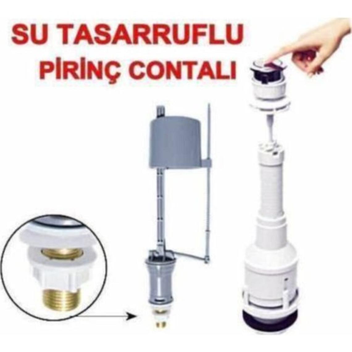 Qniay Sifon Basmalı Rezervuar İç Takım Su Tasarruflu