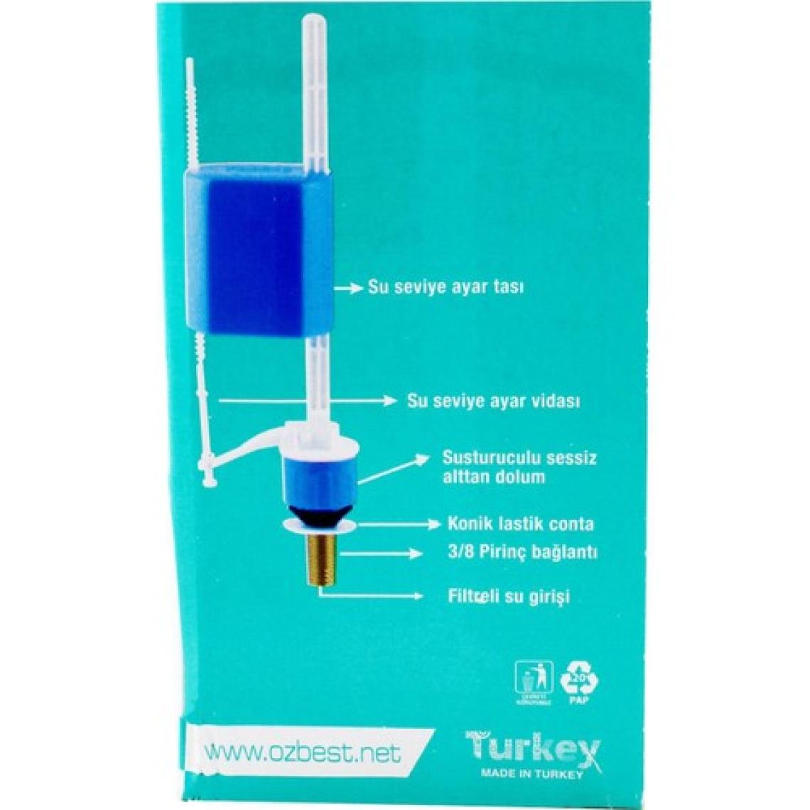 Özbest Öz Best Rezervuar Basmalı Iç Takım Klozet Sifon Iç Takımı