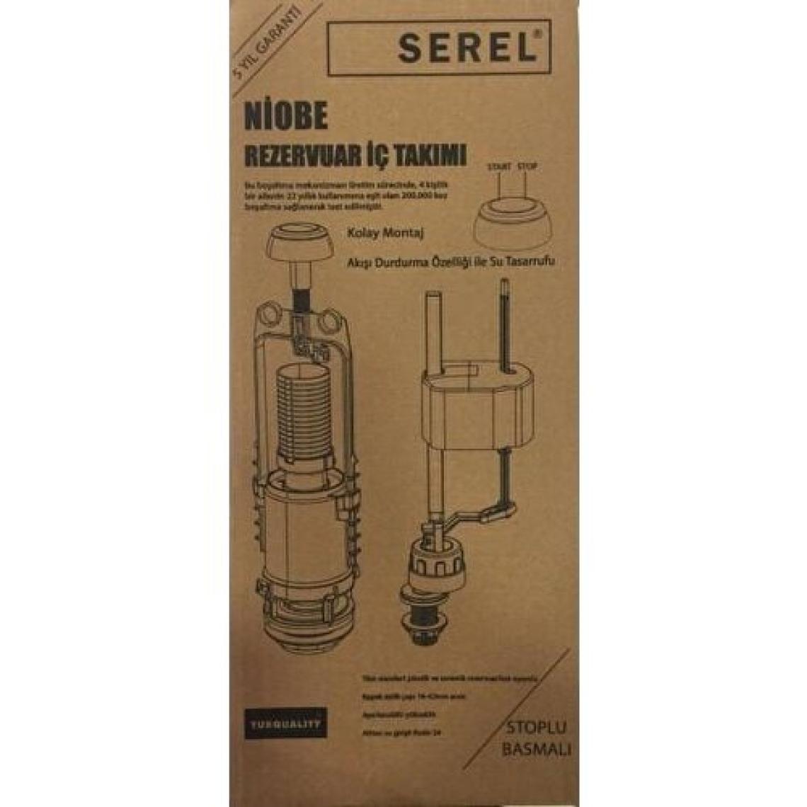Serel Niobe Alttan Doldurmalı Iç Takım (Start - Stoplu)
